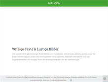 Tablet Screenshot of mahopa.de